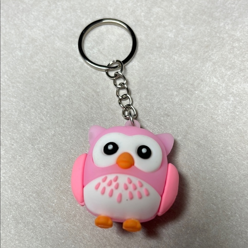 Cute Owl Keychain Bag Charm Backpack Accessory